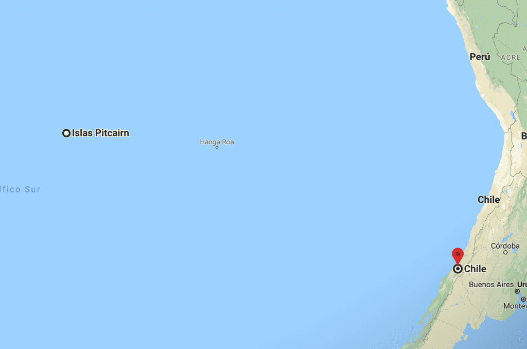 Ubicación de la isla en Googlemaps